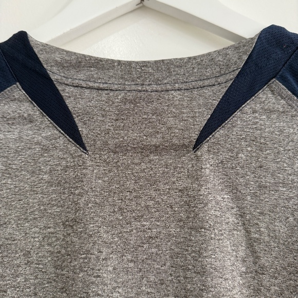 Syracuse Nike Team Fit Dry Navy Grey Orange Long Sleeve Tech Shirt Men Large EUC - Picture 7 of 13